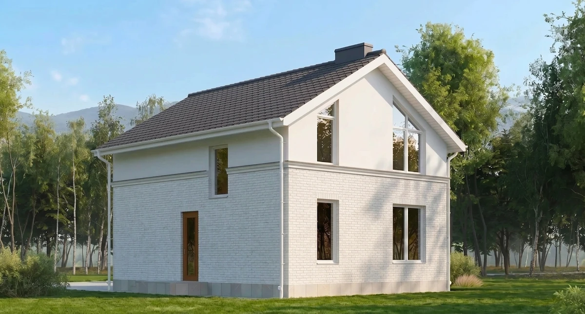 Дизайн фасада в стиле no_style — фото от нейросети AI Facade