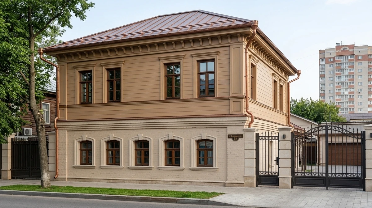 Дизайн фасада в стиле Классический — фото фасада от нейросети AI Facade