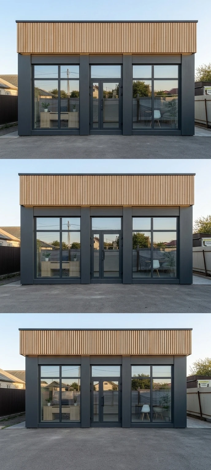 Дизайн фасада в стиле Скандинавский — фото фасада от нейросети AI Facade