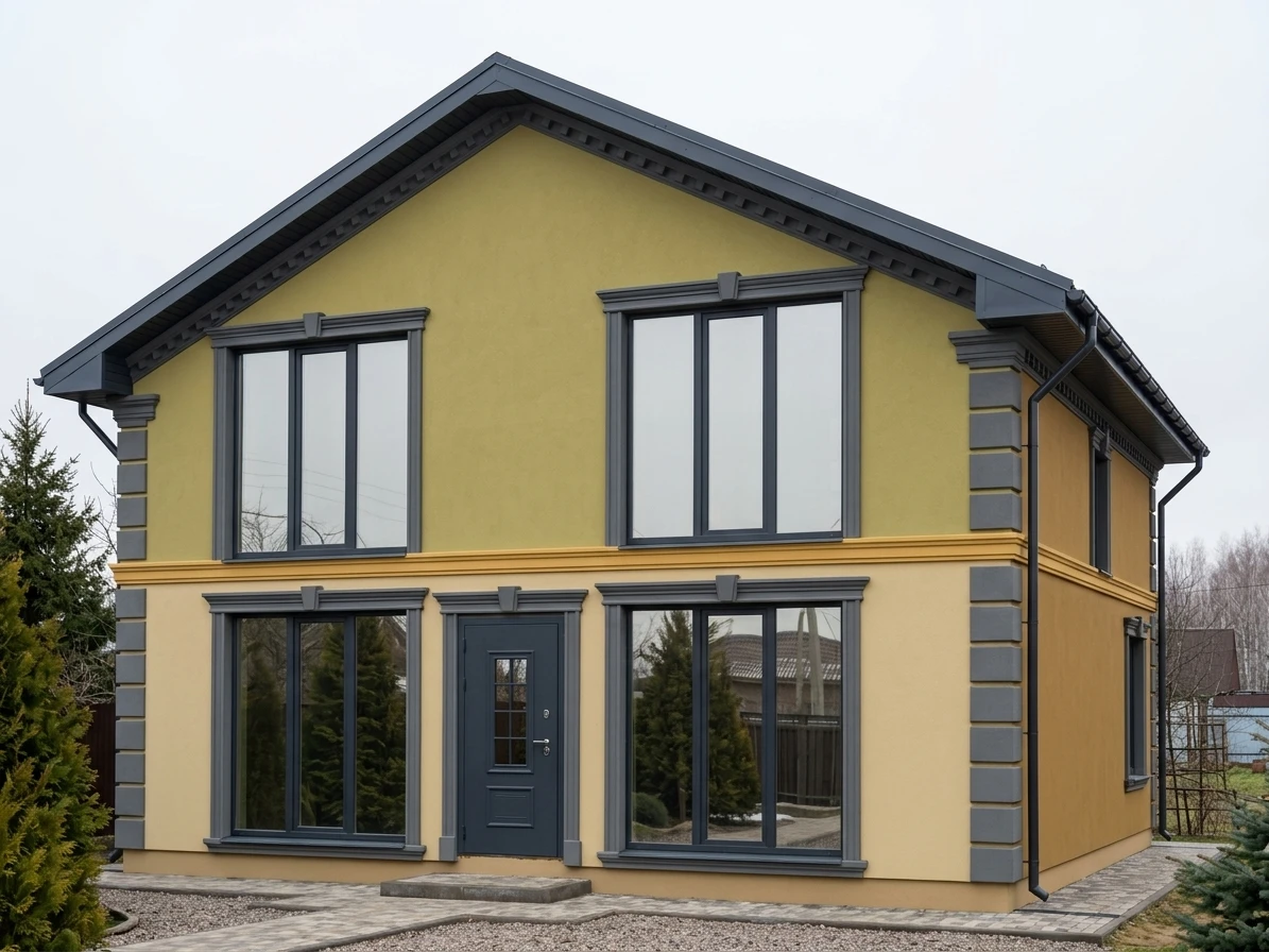 Дизайн фасада в стиле Классический — Фасад от нейросети AI Facade