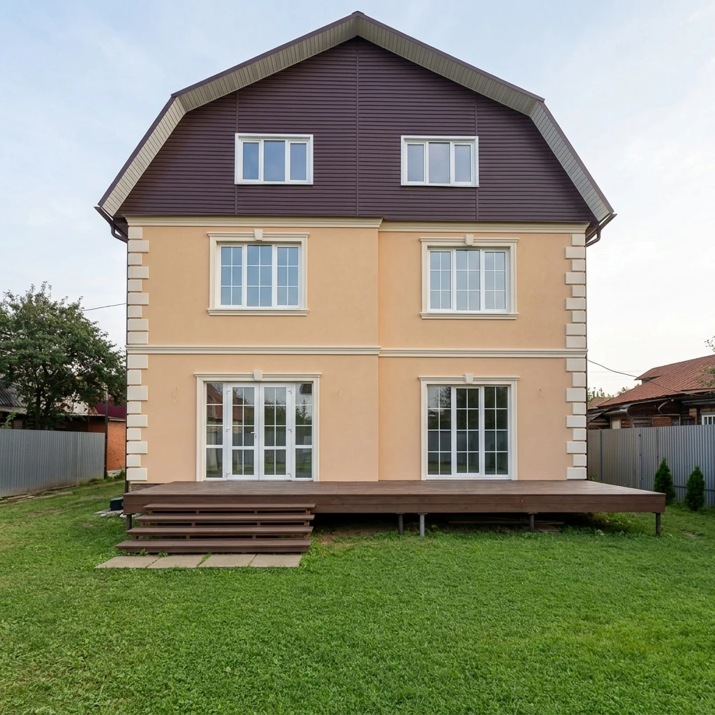 Дизайн фасада в стиле Классический — Фасад от нейросети AI Facade