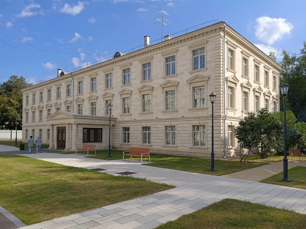 Дизайн фасада в стиле Неоклассика — Фасад от нейросети AI Facade