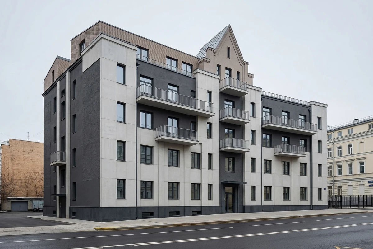 Дизайн фасада в стиле Минимализм — фото фасада от нейросети AI Facade