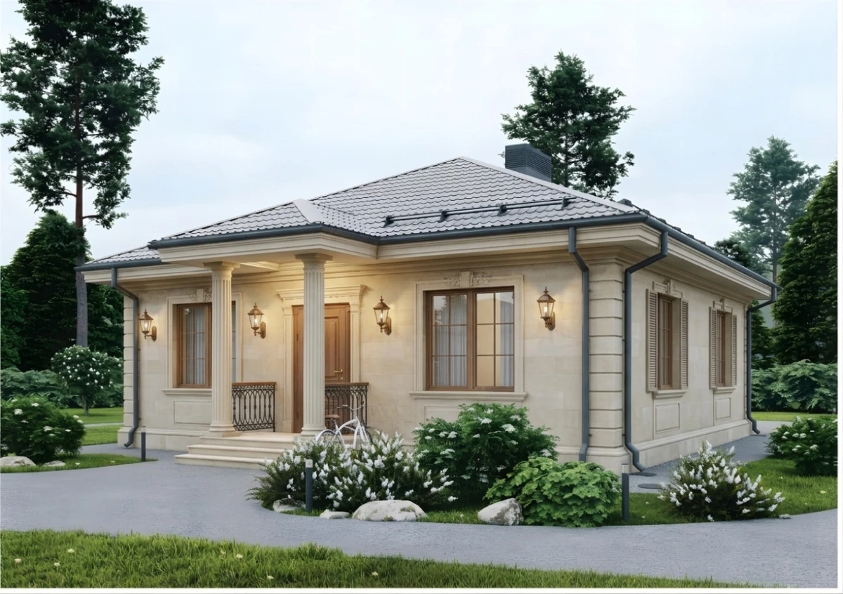 Дизайн фасада в стиле Классический — Фасад от нейросети AI Facade