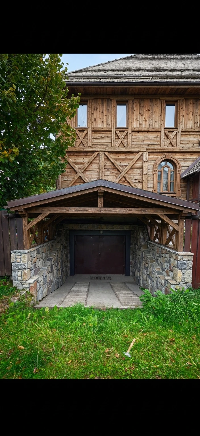 Дизайн фасада в стиле Шале — Фасад от нейросети AI Facade
