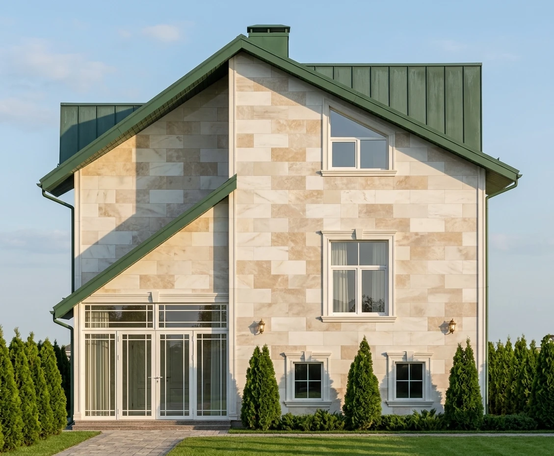 Дизайн фасада в стиле Неоклассика — Фасад от нейросети AI Facade
