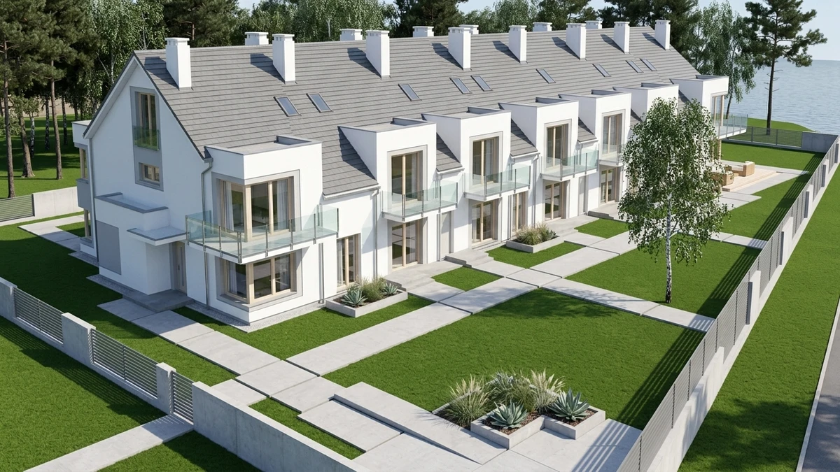 Ландшафтный дизайн в стиле Минимализм — Участок от нейросети AI Facade