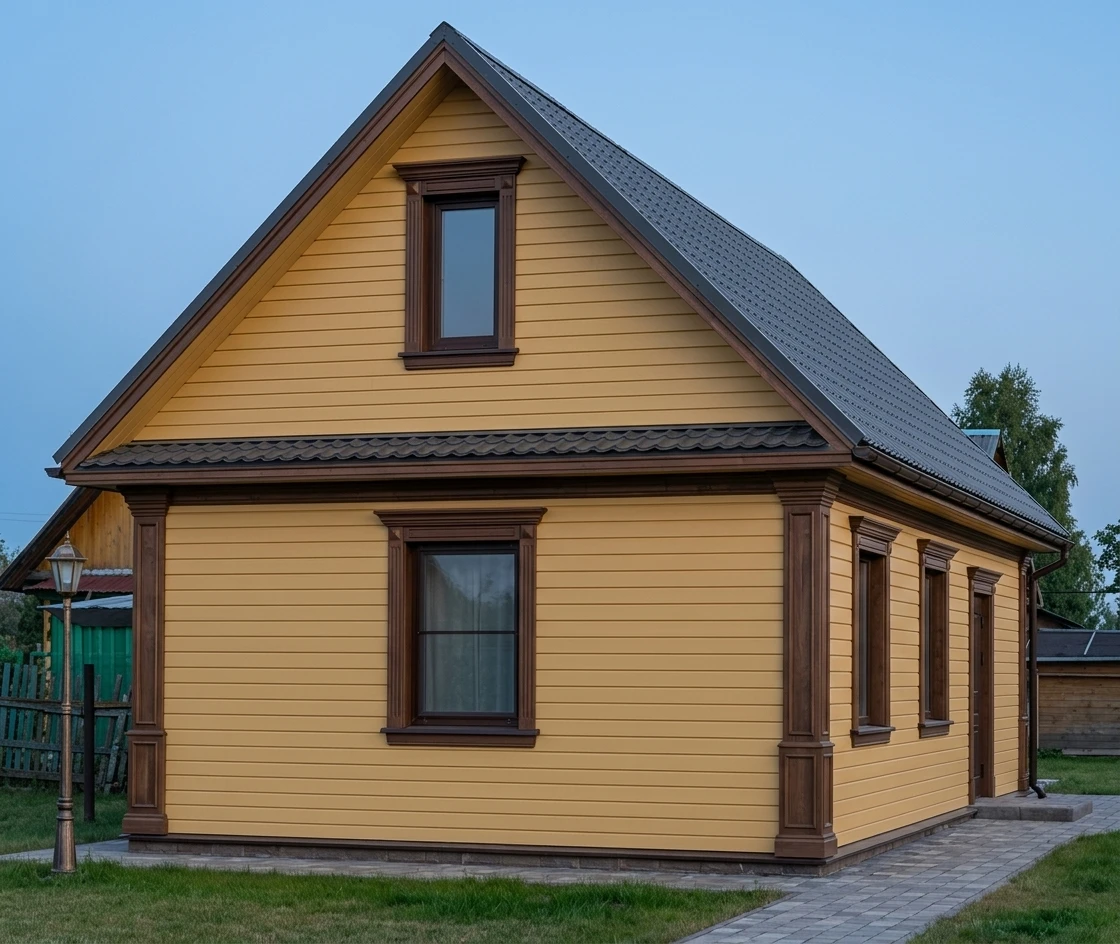 Дизайн фасада в стиле Классический — фото фасада от нейросети AI Facade
