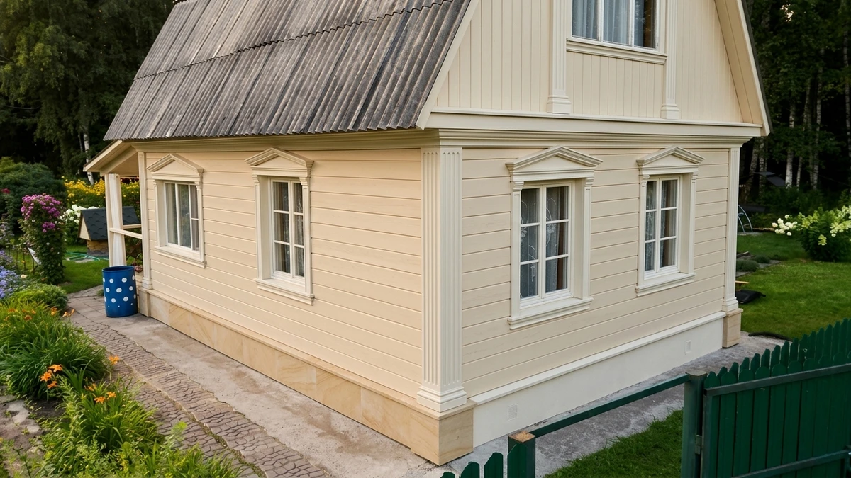 Дизайн фасада в стиле Классический — фото фасада от нейросети AI Facade