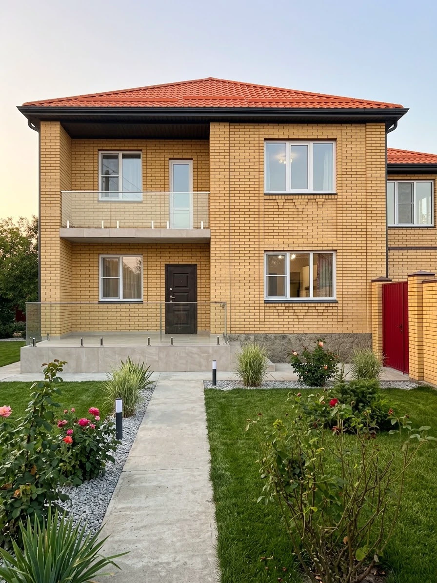Дизайн фасада в стиле Современный — Фасад от нейросети AI Facade