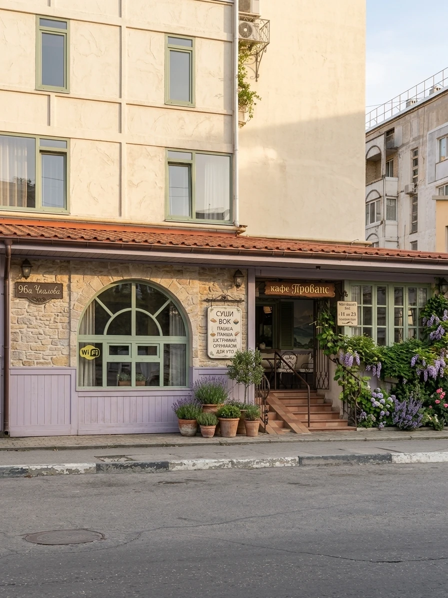 Дизайн фасада в стиле Прованс — Фасад от нейросети AI Facade