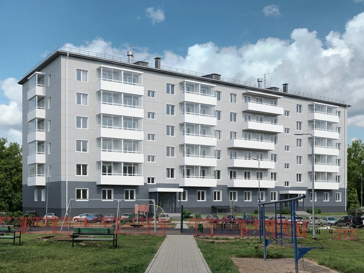 Дизайн фасада в стиле Современный — Фасад от нейросети AI Facade