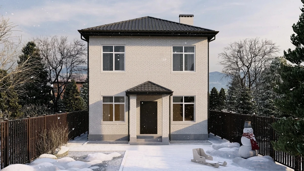 Дизайн фасада в стиле no_style — фото от нейросети AI Facade