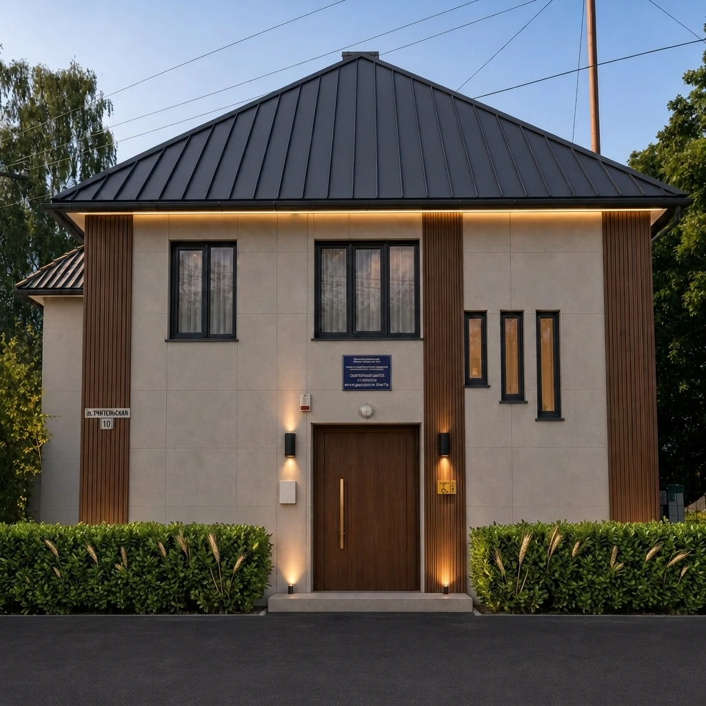 Дизайн фасада в стиле Без стиля — фото от нейросети AI Facade