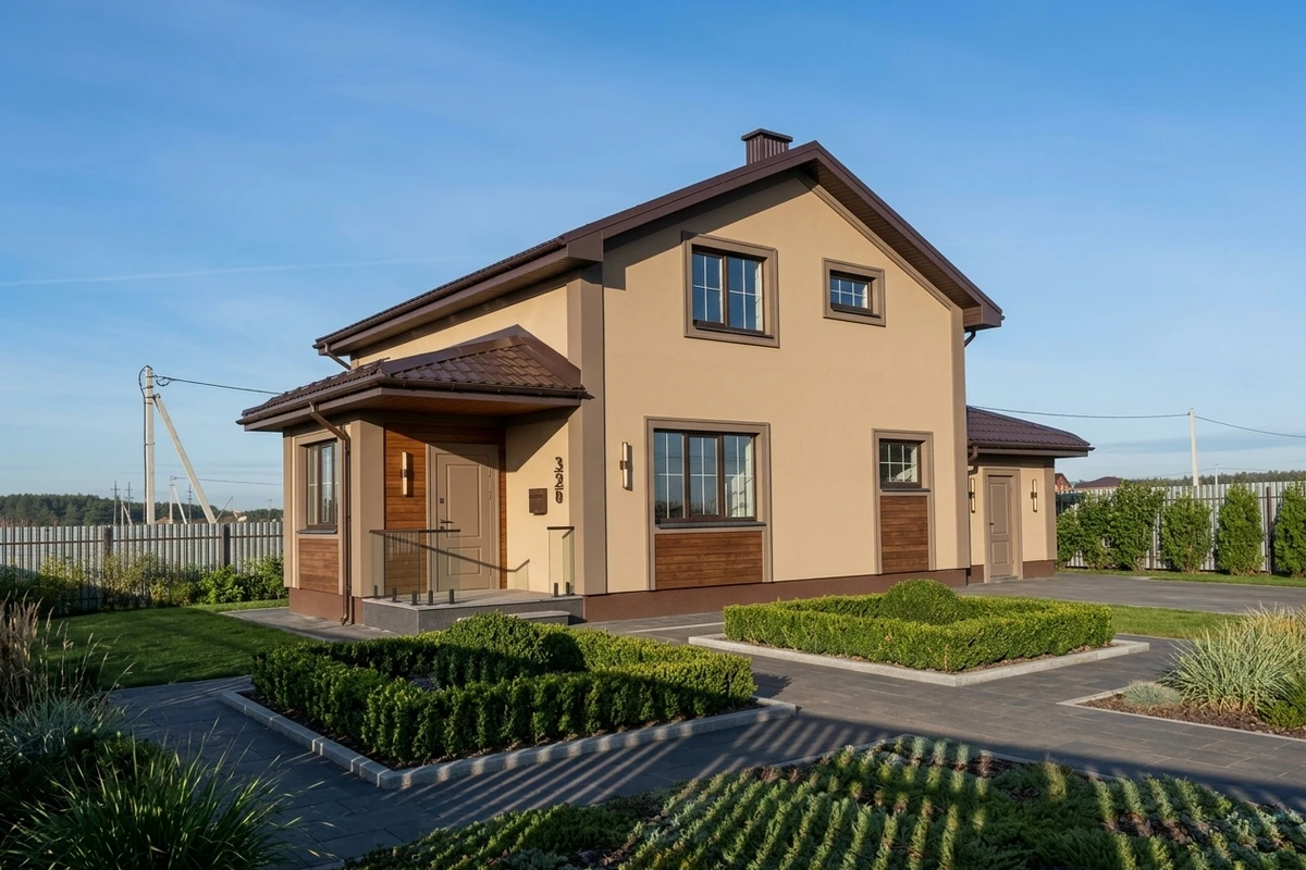 Дизайн фасада в стиле Классический — Фасад от нейросети AI Facade