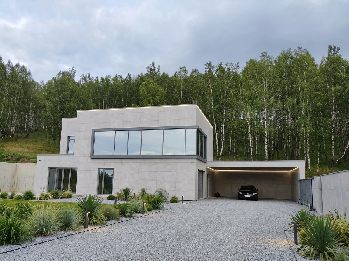Дизайн фасада в стиле Современный — Фасад от нейросети AI Facade