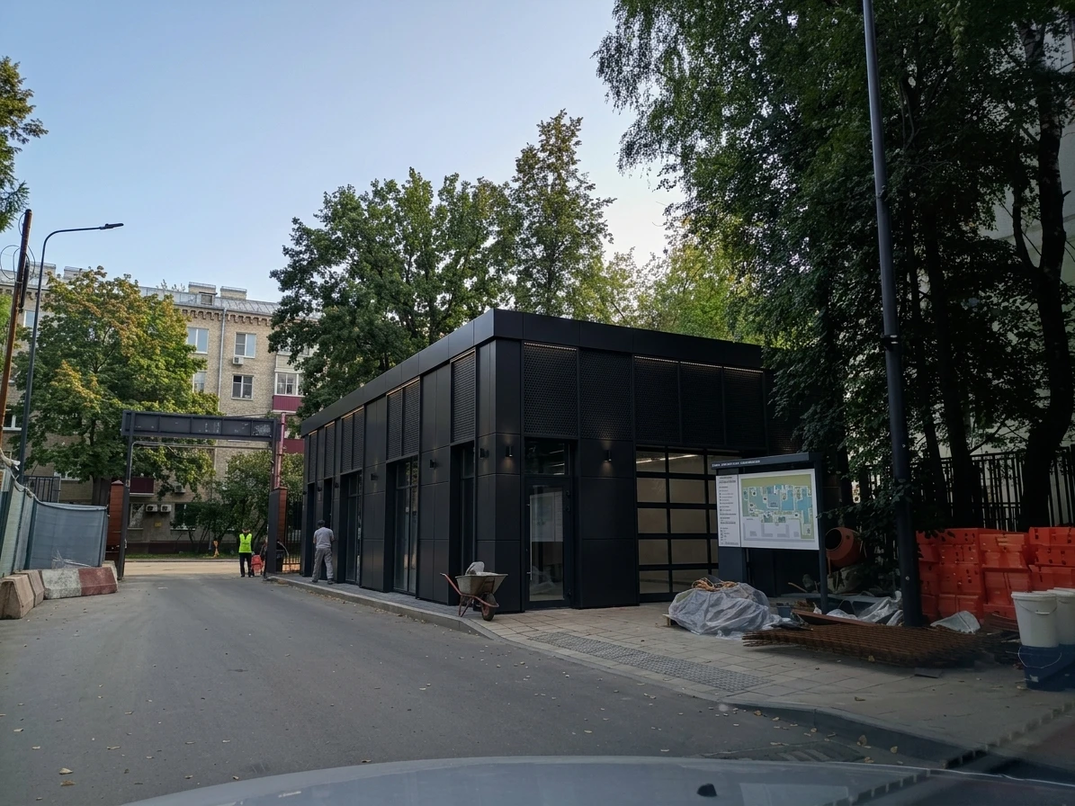 Дизайн фасада в стиле Блэктек — Фасад от нейросети AI Facade