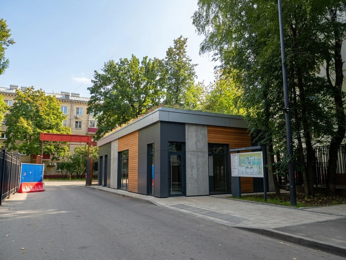 Дизайн фасада в стиле Контемпорари — Фасад от нейросети AI Facade