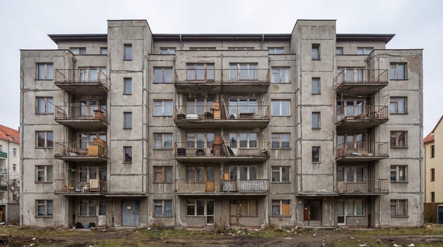 Старый дом до реновации фасада