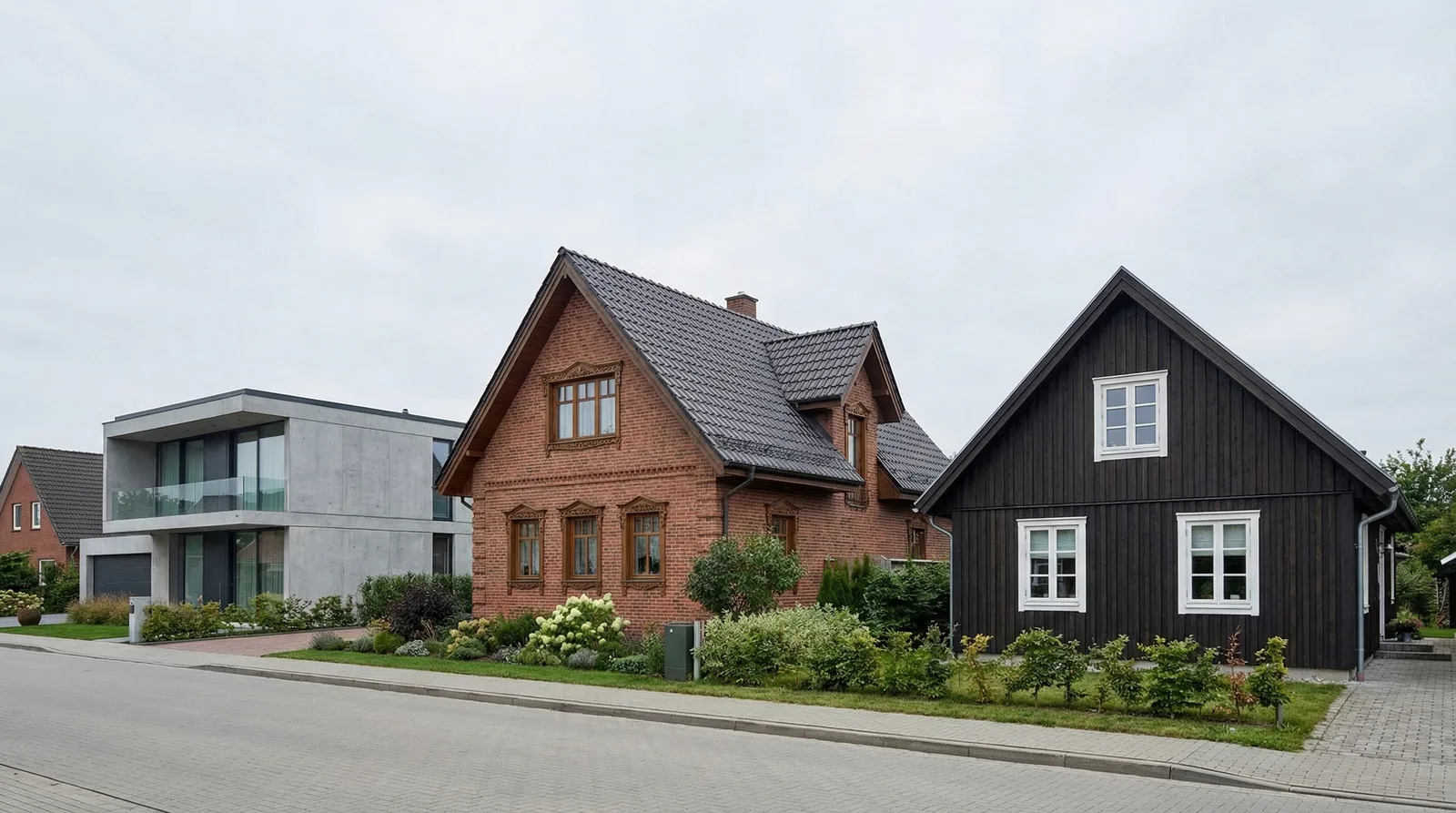 Варианты внешнего вида дома — стили и материалы